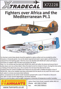 X72228 Xtradecal 1/72 Fighters Over Africa and the Mediterranean Pt.1 (11)