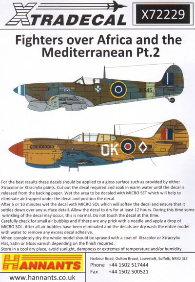 X72229 Xtradecal 1/72 Fighters Over Africa and the Mediterranean Pt.2 (11)