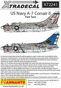 X72241 Xtradecal 1/72 Colourful USN Vought A-7B/E Corsair II Part 2 (4)