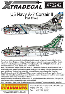 X72242 Xtradecal 1/72 Colourful USN Vought A-7B/E Corsair Part 3 (4)