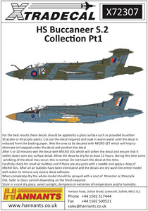X72307 Xtradecal 1/72 Blackburn Buccaneer S.2 Collection Part.1 (10)