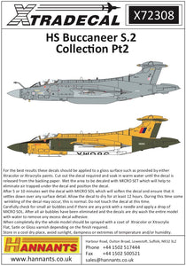 X72308 Xtradecal 1/72 Blackburn Buccaneer S.2 Collection Part.2 (11)