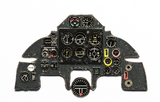 YMA4823 Yahu 1/48 Boulton-Paul Defiant Mk.I Photoetched instrument panels. Coloured. Ready to fit in a model (JustStick) (Airfix kits)