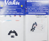 YMA7239 Yahu Models 1/72 Macchi C.202 Early Version Photoetched instrument panels( Hasegawa, Hobby 2000 and Italeri kits)