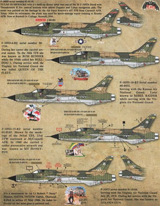 ZTZ48041 Zotz 1/48 Republic F-105D Thunderchiefs of the Virginia and Texas ANG units
