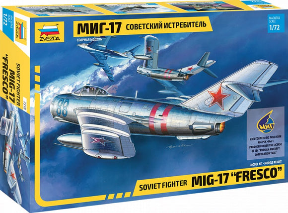 ZVE7318 Zevzda 1/72 Mikoyan MiG-17F Fresco