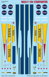 CD48161 Caracal Model 1/48 NASA Lockheed F -104 Starfighter Markings for NASA F-104A, F-104G and TF-104G