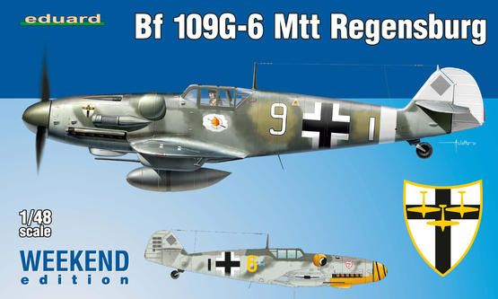 EDK84143 Eduard 1/48 Bf 109G-6 Mtt Regensburg Weekend  edition