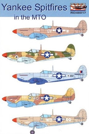 RD48017 Rising Decals 1/48 Yankee Spitfires in the MTO